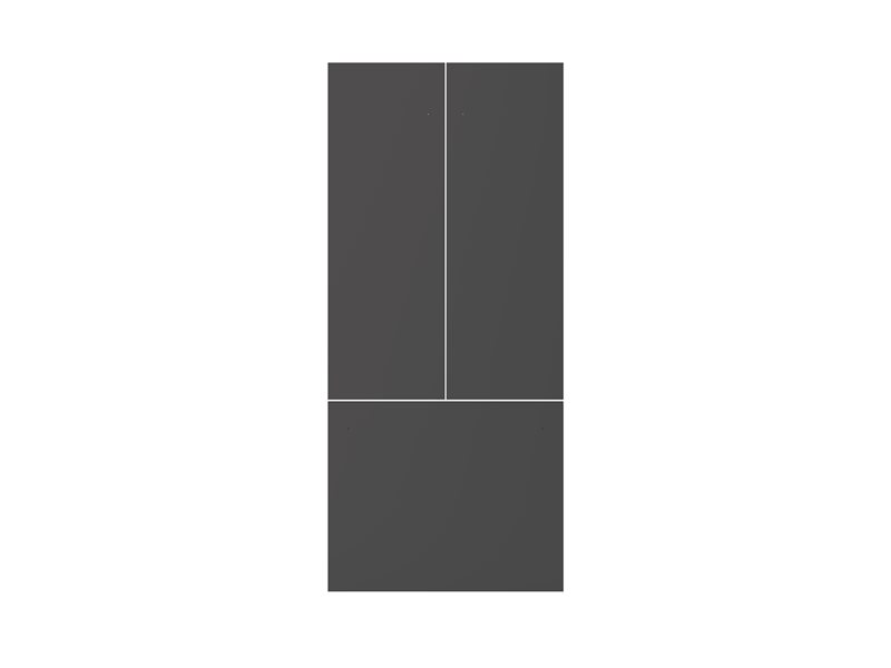 Carbonio Door Panel for 90cm French Door Refrigerator